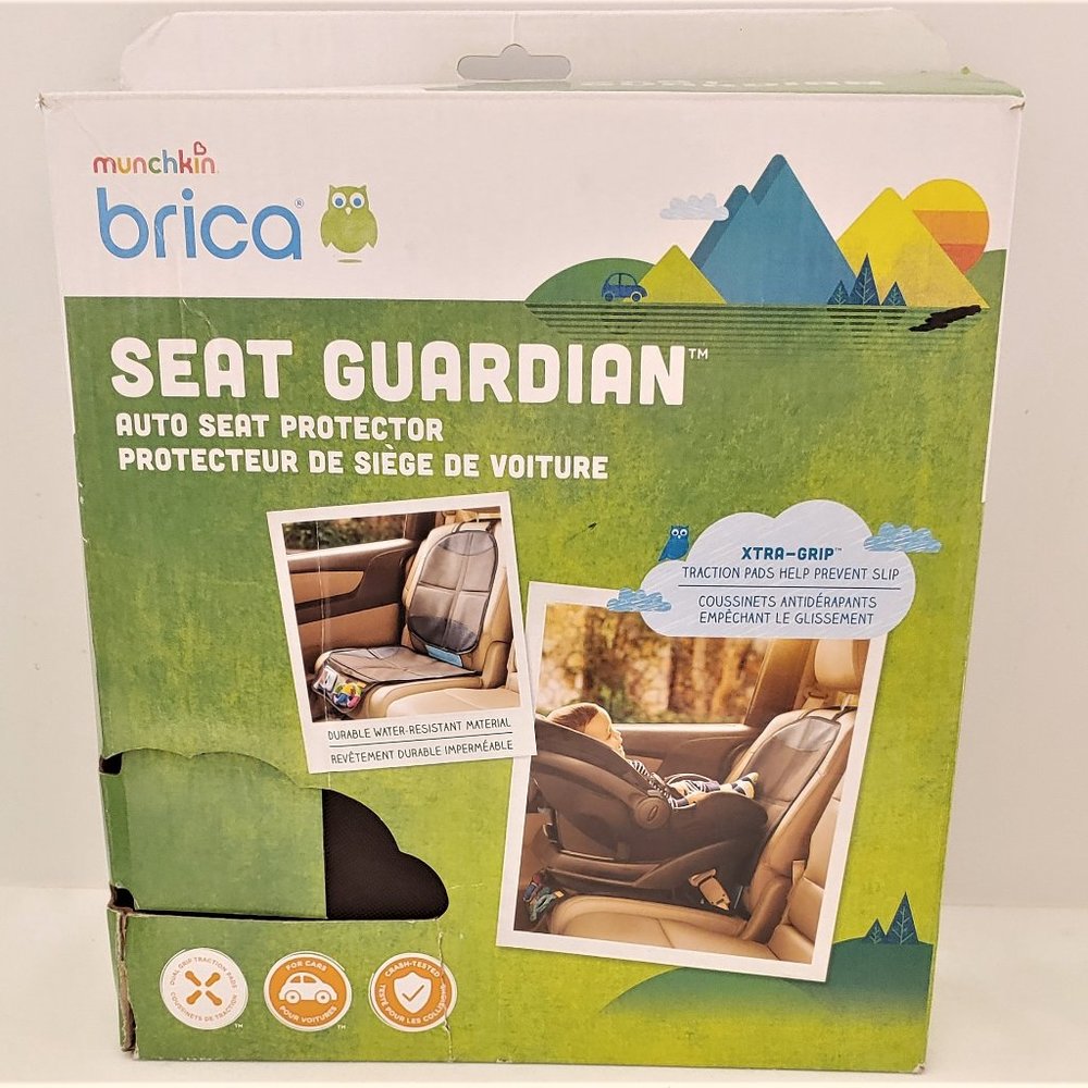 Munchkin Brica Seat Guardian Car Xtra Grip Seat Protector Water Resistant